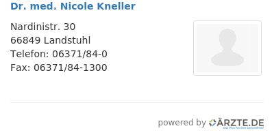 Dr med nicole kneller