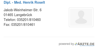 Dipl med henrik roselt