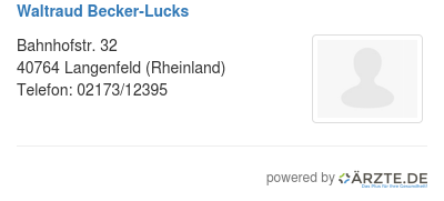 Waltraud becker lucks