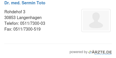 Dr med sermin toto