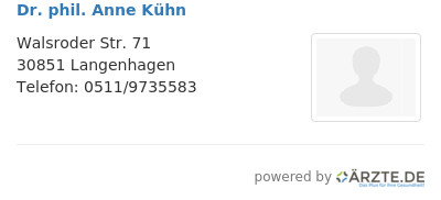 Dr phil anne kuehn