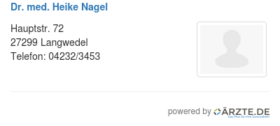 Dr med heike nagel