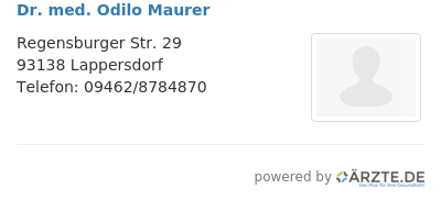 Dr med odilo maurer 645814