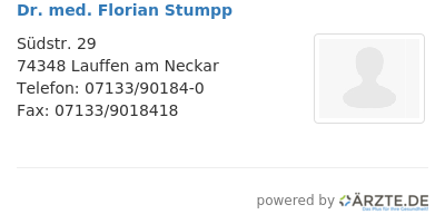 Dr med florian stumpp