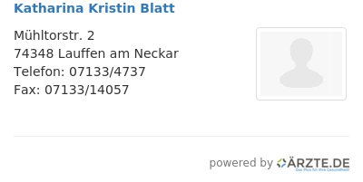 Katharina kristin blatt