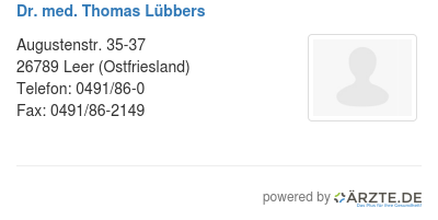 Dr med thomas luebbers 517597
