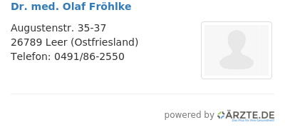 Dr med olaf froehlke 578796