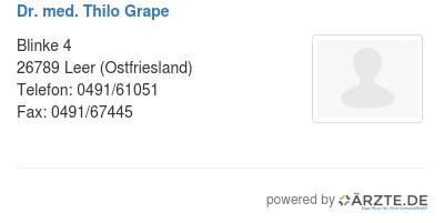 Dr med thilo grape 562982