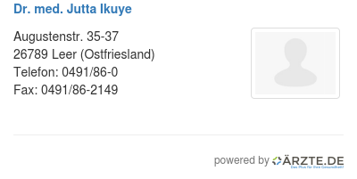 Dr med jutta ikuye