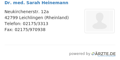 Dr med sarah heinemann 582802