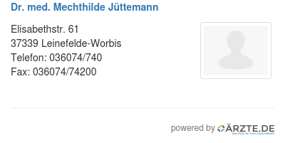 Dr med mechthilde juettemann