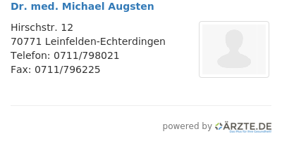 Dr med michael augsten