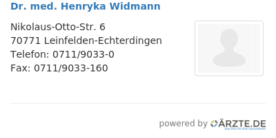 Dr med henryka widmann