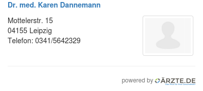 Dr med karen dannemann