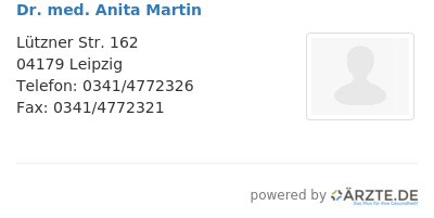 Dr med anita martin