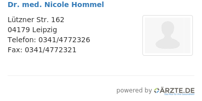 Dr med nicole hommel