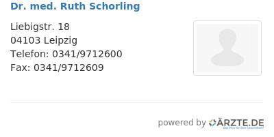 Dr med ruth schorling