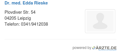 Dr med edda rieske