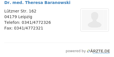 Dr med theresa baranowski