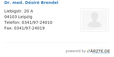 Dr med desire brendel