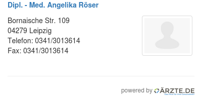 Dipl med angelika roeser