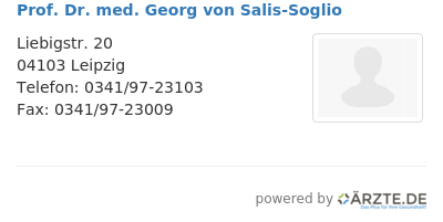 Prof dr med georg von salis soglio
