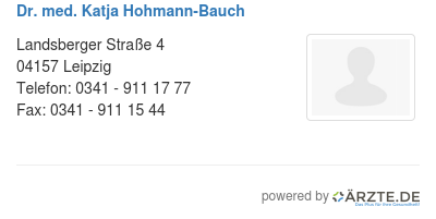 Dr med katja hohmann bauch