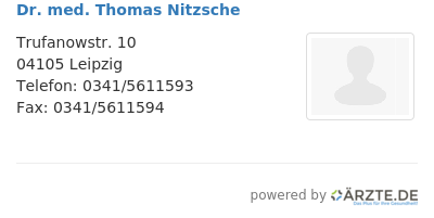 Dr med thomas nitzsche
