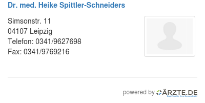 Dr med heike spittler schneiders