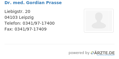 Dr med gordian prasse