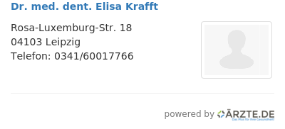 Dr med dent elisa krafft 663439