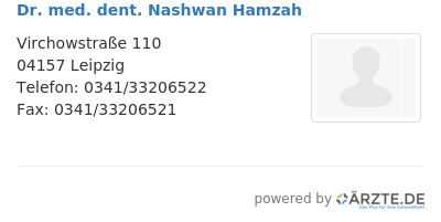 Dr med dent nashwan hamzah