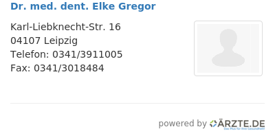 Dr med dent elke gregor