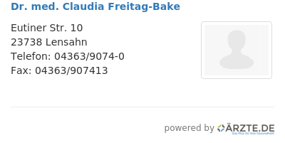 Dr med claudia freitag bake 544742