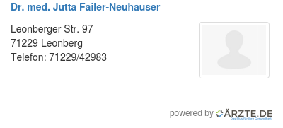 Dr med jutta failer neuhauser