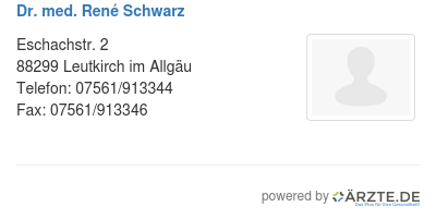 Dr med rene schwarz 336724