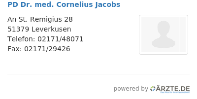 Pd dr med cornelius jacobs 646168