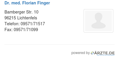 Dr med florian finger 547325