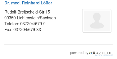 Dr med reinhard loesser