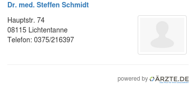 Dr med steffen schmidt 253420