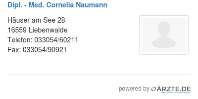 Dipl med cornelia naumann