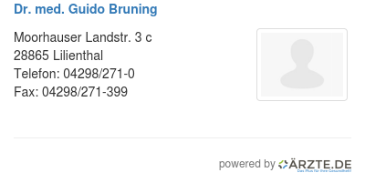 Dr med guido bruning 482380
