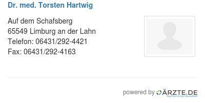 Dr med torsten hartwig 551575