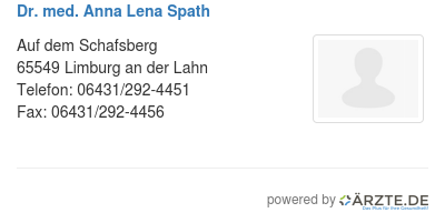 Dr med anna lena spath