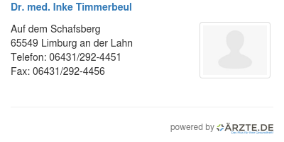 Dr med inke timmerbeul