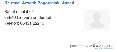 Dr med azadeh pogorzelski assad