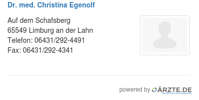 Dr med christina egenolf