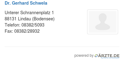 Dr gerhard schwela