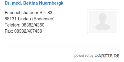 Dr med bettina nuernbergk