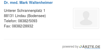 Dr med mark waltenheimer